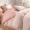 91家纺网 家纺一手货源 找家纺 沐晴 2022新款简约纯棉双拼泡泡纱全棉床单床笠款四件套 樱花粉