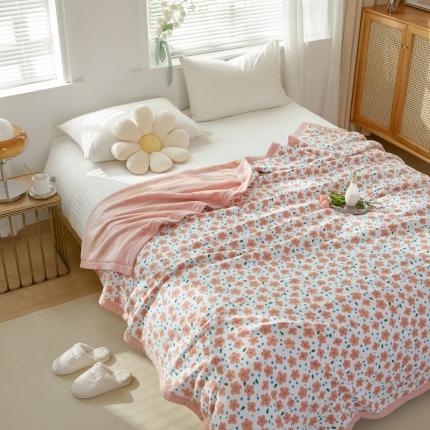 91家纺网 家纺一手货源 找家纺 （总）吾秀 2022 A类全棉棉绒毯  针织棉毯子牛奶绒毛毯