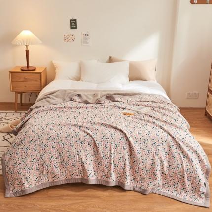 （总）吾秀 2022 A类全棉棉绒毯  针织棉毯子牛奶绒毛毯