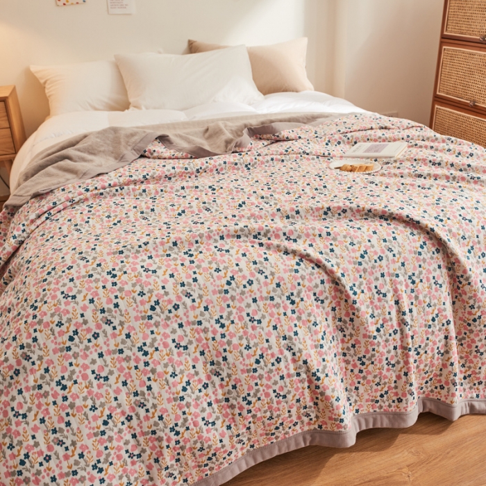 91家纺网 家纺一手货源 找家纺 （总）吾秀 2022 A类全棉棉绒毯  针织棉毯子牛奶绒毛毯