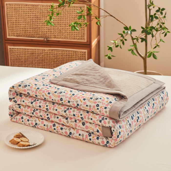 91家纺网 家纺一手货源 找家纺 （总）吾秀 2022 A类全棉棉绒毯  针织棉毯子牛奶绒毛毯