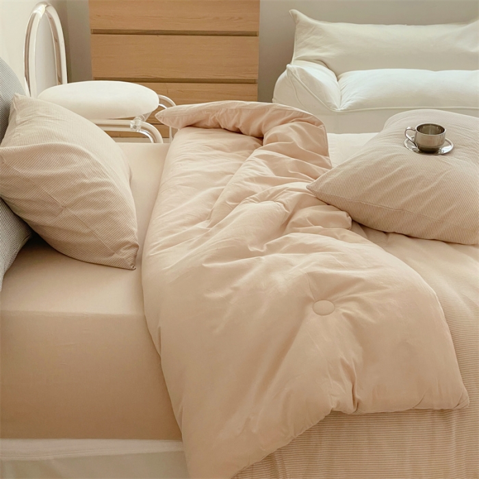 91家纺网 家纺一手货源 找家纺 （总）梦享生活 2022新款大豆条纹冬季被子