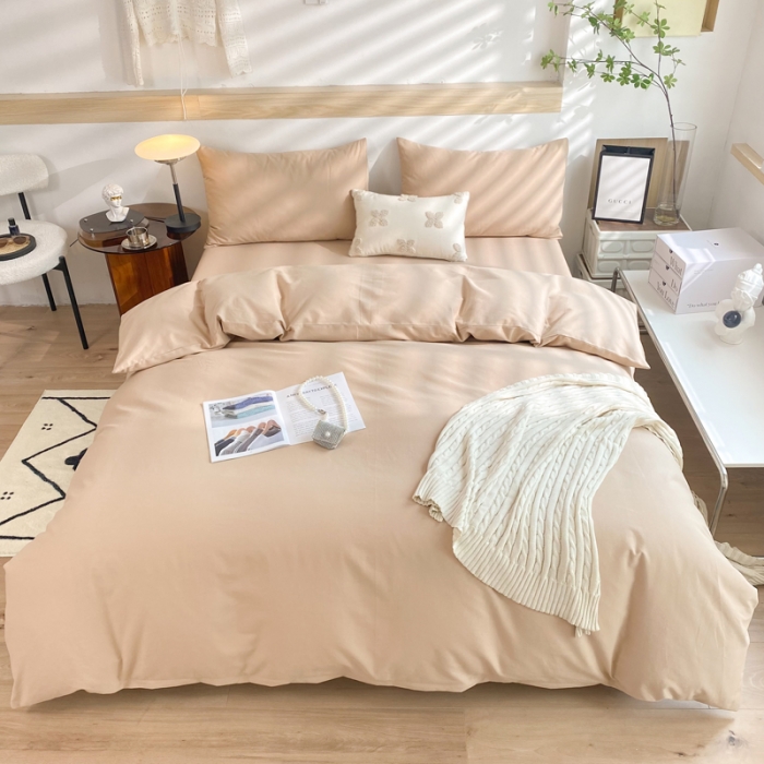 91家纺网 家纺一手货源 找家纺 总玉元坊22可定制全棉纯棉加厚磨毛床单被套床笠四件套三件套