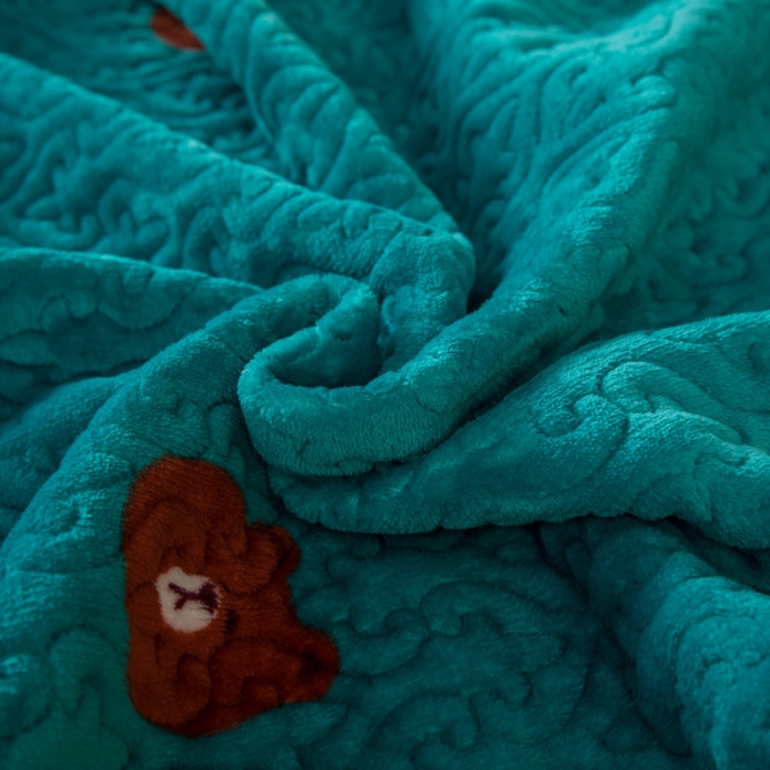 91家纺网 家纺一手货源 找家纺 冬然 2022新款牛奶绒床盖榻榻米床盖炕盖七彩童年