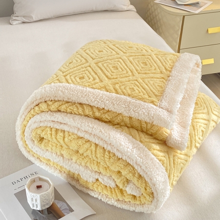 91家纺网 家纺一手货源 找家纺 （总）吾秀 舒棉绒双层毯 羊羔绒毯子 塔芙绒毛毯牛奶绒毯子