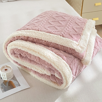 91家纺网 家纺一手货源 找家纺 （总）吾秀 舒棉绒双层毯 羊羔绒毯子 塔芙绒毛毯牛奶绒毯子