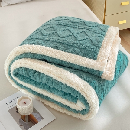 91家纺网 家纺一手货源 找家纺 （总）吾秀 舒棉绒双层毯 羊羔绒毯子 塔芙绒毛毯牛奶绒毯子