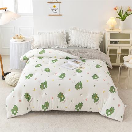 亚龙工厂店2023新款A类针织棉豆豆被 冬被 萌宠