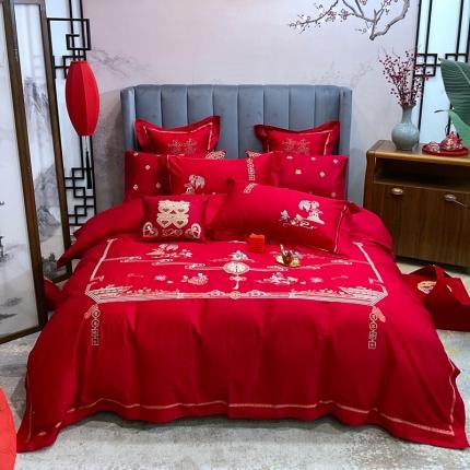 （总）橘滋  2022秋冬新品全棉婚庆绣花系列