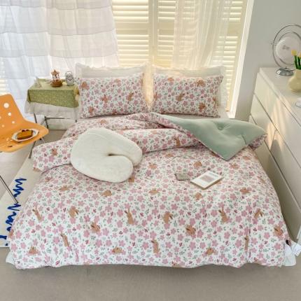 91家纺网 家纺一手货源 找家纺 （总）寐居 2022新款针织棉A类超柔保暖冬被