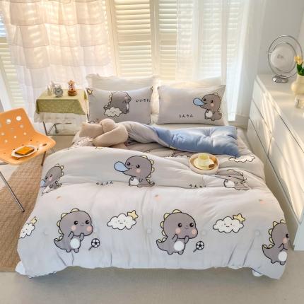 91家纺网 家纺一手货源 找家纺 （总）寐居 2022新款针织棉A类超柔保暖冬被