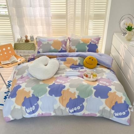 91家纺网 家纺一手货源 找家纺 （总）寐居 2022新款针织棉A类超柔保暖冬被