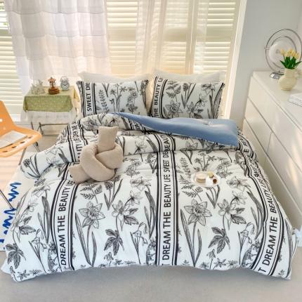 91家纺网 家纺一手货源 找家纺 （总）寐居 2022新款针织棉A类超柔保暖冬被