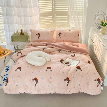 寐居 2022新款针织棉A类超柔保暖冬被 甜心女孩