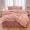 91家纺网 家纺一手货源 找家纺 绒兔兔 A版泡泡纱+B版牛奶绒韩版床裙床单四件套 淡粉