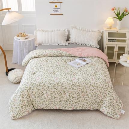 91家纺网 家纺一手货源 找家纺 （总）亚龙工厂店 2023新款A类针织棉豆豆被