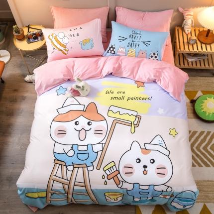 91家纺网 家纺一手货源 找家纺 （总）涵宸2022新款A棉大B绒系列四件套