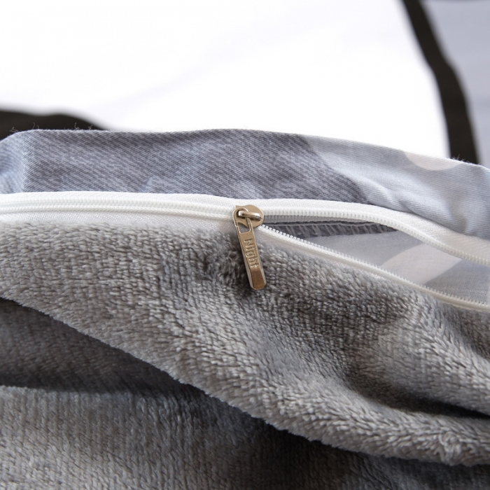 91家纺网 家纺一手货源 找家纺 涵宸2022新款A棉大B绒系列四件套 绒-欢乐玩伴