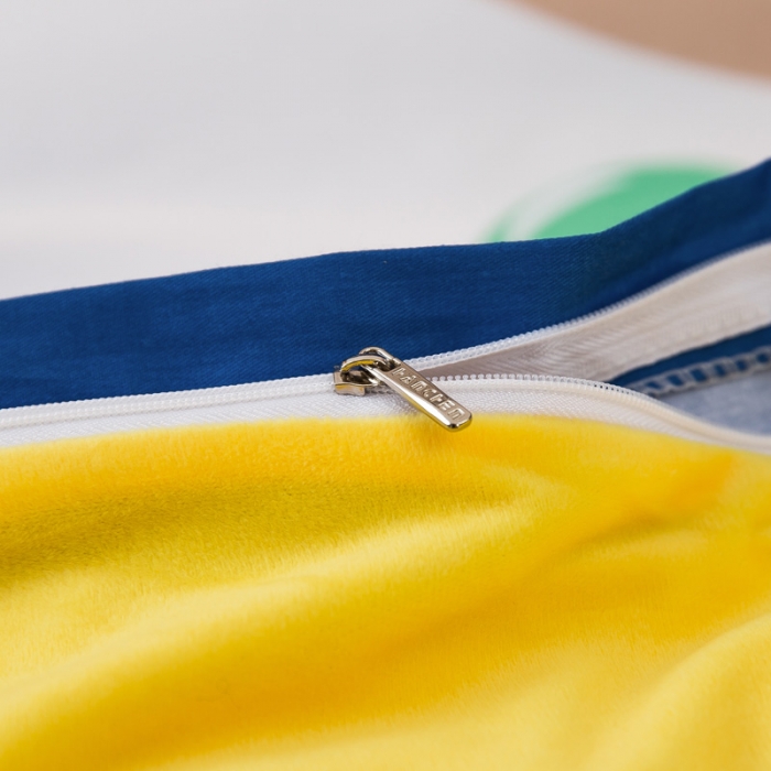 91家纺网 家纺一手货源 找家纺 涵宸2022新款A棉大B绒系列四件套 绒-积木