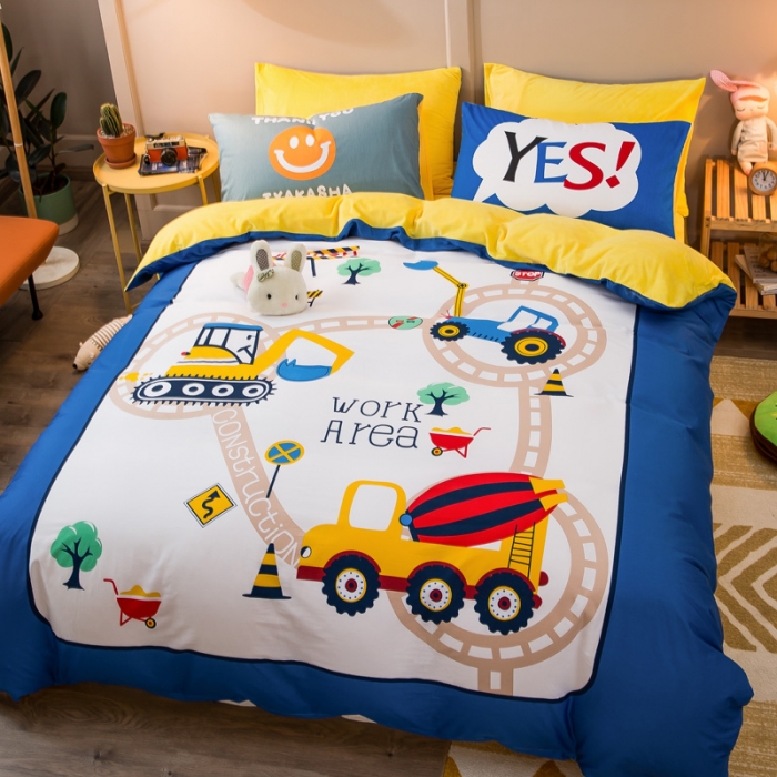 91家纺网 家纺一手货源 找家纺 涵宸2022新款A棉大B绒系列四件套 绒-积木