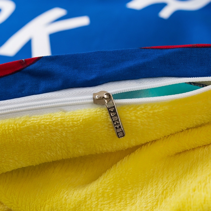 91家纺网 家纺一手货源 找家纺 涵宸2022新款A棉大B绒系列四件套 绒-恐龙乐园