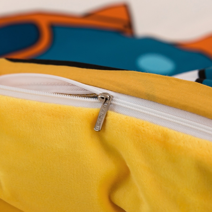 91家纺网 家纺一手货源 找家纺 涵宸2022新款A棉大B绒系列四件套 绒-恐龙游记