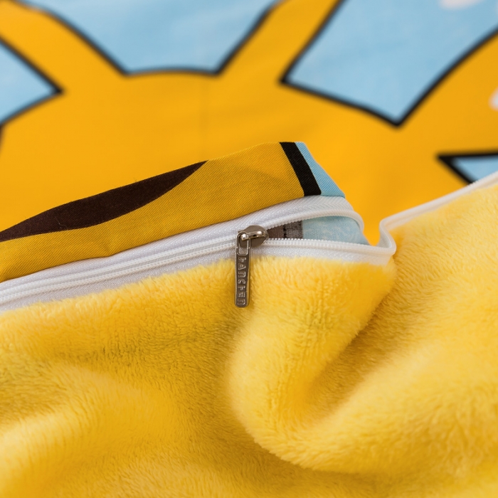 91家纺网 家纺一手货源 找家纺 涵宸2022新款A棉大B绒系列四件套 绒-萌鹿