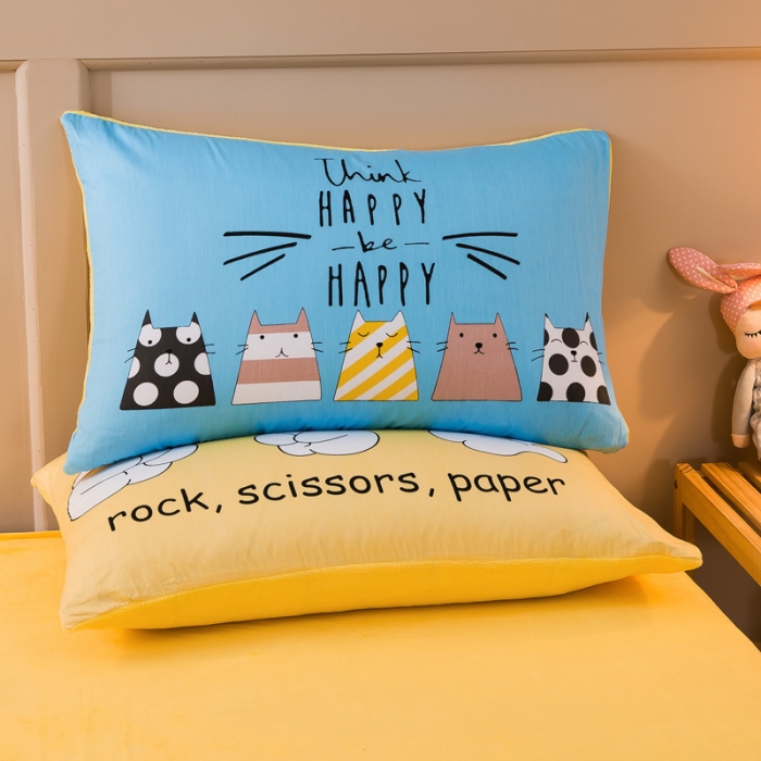 91家纺网 家纺一手货源 找家纺 涵宸2022新款A棉大B绒系列四件套 绒-萌鹿