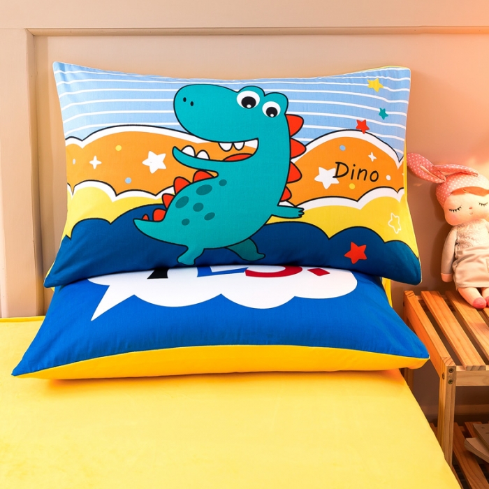 91家纺网 家纺一手货源 找家纺 涵宸2022新款A棉大B绒系列四件套 绒-童梦圆