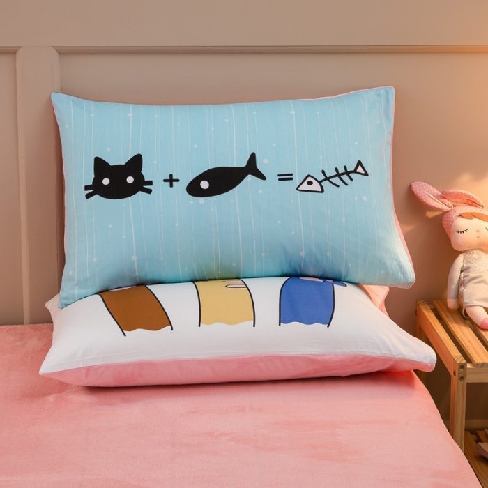 91家纺网 家纺一手货源 找家纺 涵宸2022新款A棉大B绒系列四件套 绒-童年乐趣