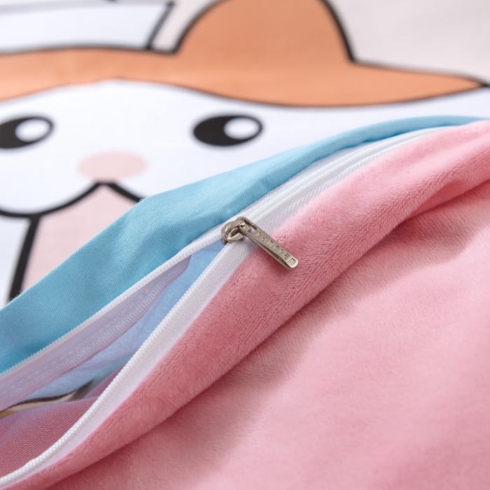 91家纺网 家纺一手货源 找家纺 涵宸2022新款A棉大B绒系列四件套 绒-油漆工