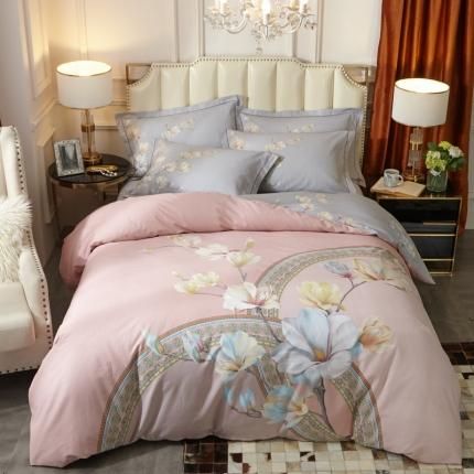 91家纺网 家纺一手货源 找家纺 （总）金纱玉纺 2022新款全棉13372大版印花四件套