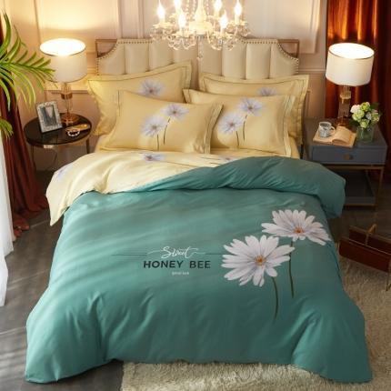 91家纺网 家纺一手货源 找家纺 （总）金纱玉纺 2022新款全棉13372大版印花四件套