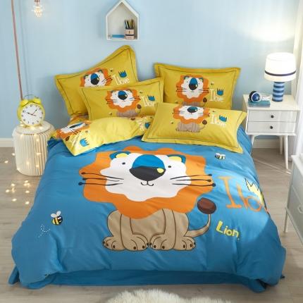 91家纺网 家纺一手货源 找家纺 （总）金纱玉纺 2022新款全棉13372大版印花四件套