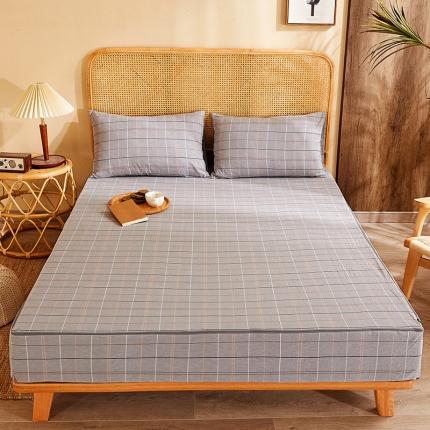 91家纺网 家纺一手货源 找家纺 （总）纤雅床笠 2024新款活性印染全棉水洗棉六面全包床笠