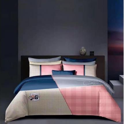 91家纺网 家纺一手货源 找家纺 （总）金纱玉纺 2022新款全棉13372大版印花四件套