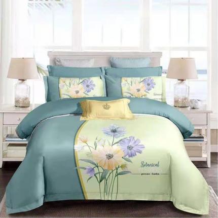 91家纺网 家纺一手货源 找家纺 （总）金纱玉纺 2022新款全棉13372大版印花四件套