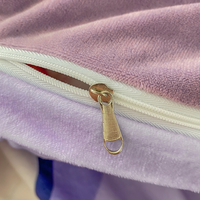 91家纺网 家纺一手货源 找家纺 博雅 2022新款婴儿绒大版印花系列四件套 乖乖兔