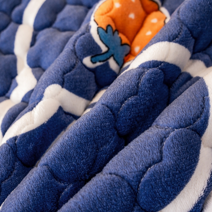 91家纺网 家纺一手货源 找家纺 （总）美莱 2022年夹棉加厚牛奶绒床笠单件三件套直播爆款