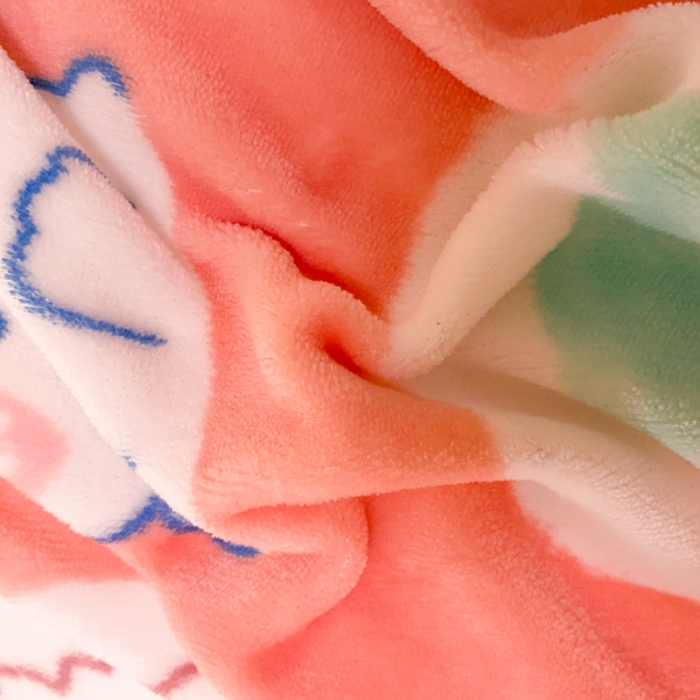 91家纺网 家纺一手货源 找家纺 绒兔兔 2022新款印花牛奶绒四件套提供买家秀草莓兔