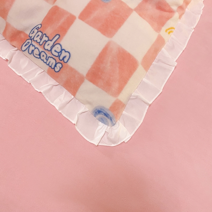 91家纺网 家纺一手货源 找家纺 绒兔兔 2022新款印花牛奶绒四件套提供买家秀生如夏花