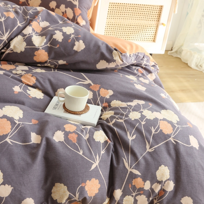 91家纺网 家纺一手货源 找家纺 绫韵 2022秋冬加厚全棉生态磨毛四件套 驿恋