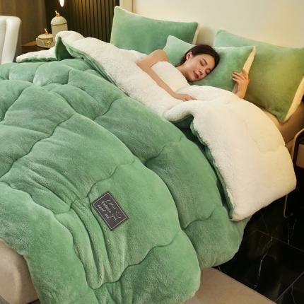 91家纺网 家纺一手货源 找家纺 （总）吾秀 2022  兔兔绒冬被 牛奶绒冬被子羊羔绒冬被
