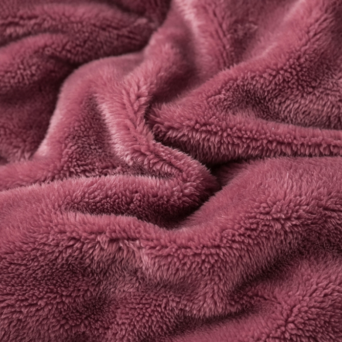 91家纺网 家纺一手货源 找家纺 吾秀 2022新款加厚保暖兔兔绒冬被 豆沙