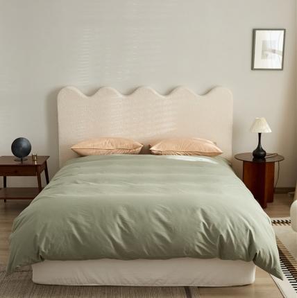 91家纺网 家纺一手货源 找家纺 新款100磨毛单品系列-被套 薄青色