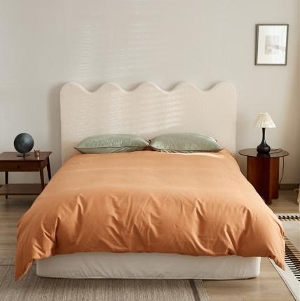 91家纺网 家纺一手货源 找家纺 新款100磨毛单品系列-被套赤橙