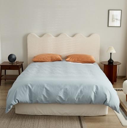 91家纺网 家纺一手货源 找家纺 新款100磨毛单品系列-被套 海蓝