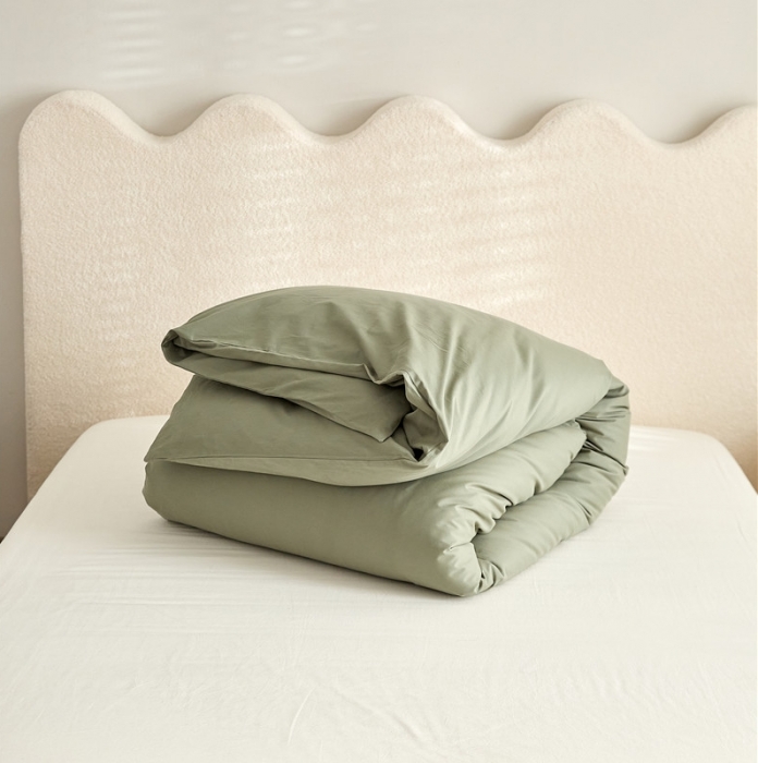 91家纺网 家纺一手货源 找家纺 新款100磨毛单品系列-被套 薄青色