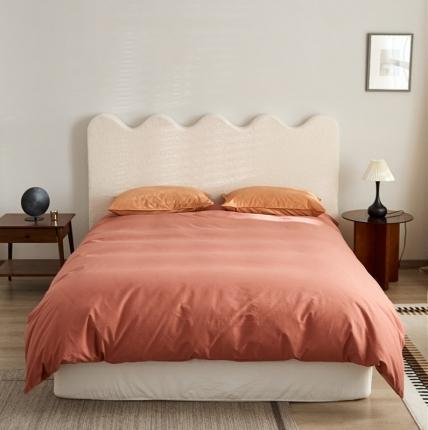 新款100磨毛单品系列-被套 栗梅色