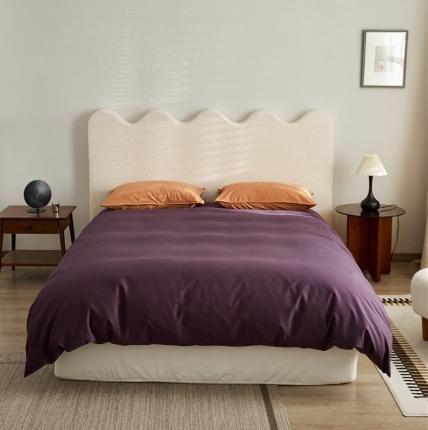 新款100磨毛单品系列-被套 深紫